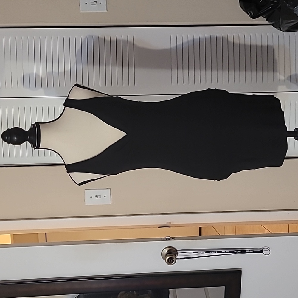 Black ribbed Sirens Dress Woman's Size S